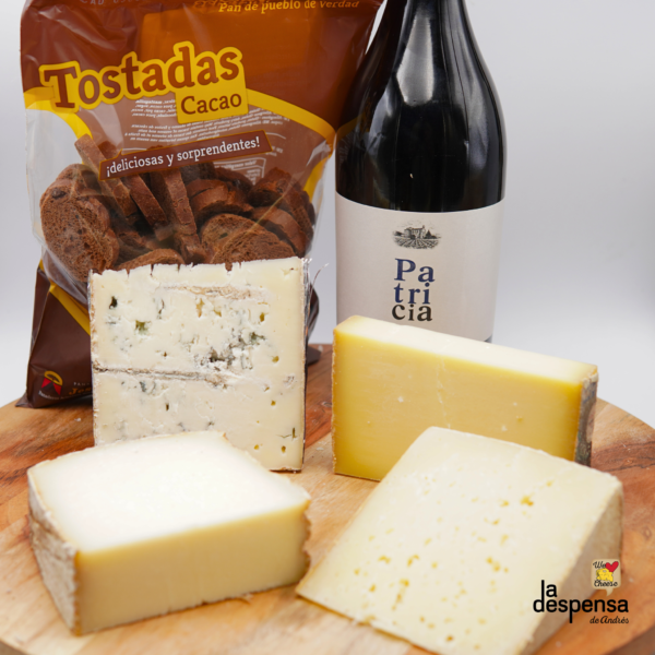 🪻Pack Violeta – Quesos elegantes, vino Patricia y cata para dos | Día de la Madre