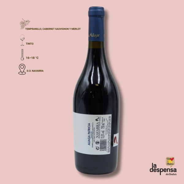 Patricia 2019 – Bodegas Camino del Villar (Viña Aliaga) – D.O. Navarra - Imagen 2