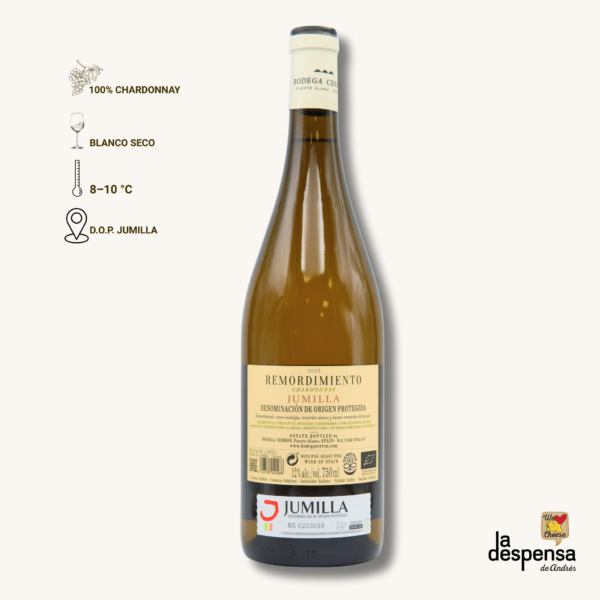 Remordimiento Blanco – Bodega Cerrón – D.O.P. Jumilla - Imagen 2