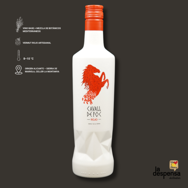 Vermut Cavall de Foc Rojo – Celler La Muntanya – Alicante