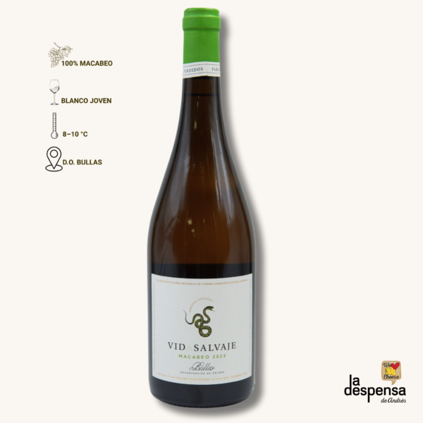 Vid Salvaje Macabeo 2023 – D.O. Bullas